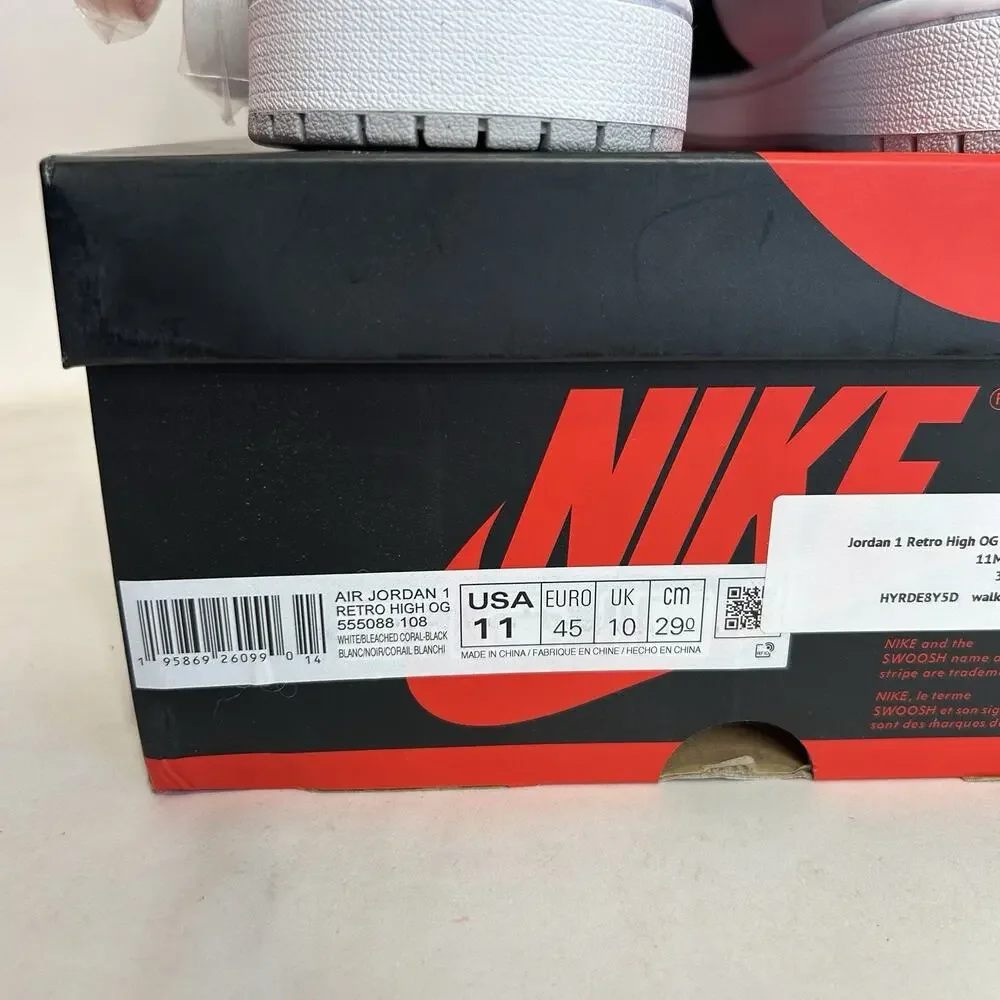 Nike Air Jordan 1 Retro High OG “Stage Haze/Bleached Coral”